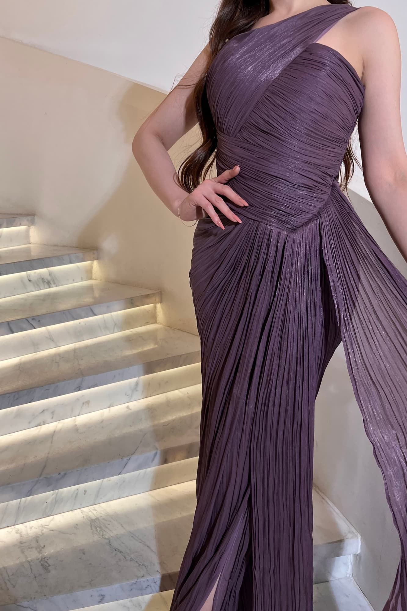 فستان سهره مصمم بلمسات كسرات