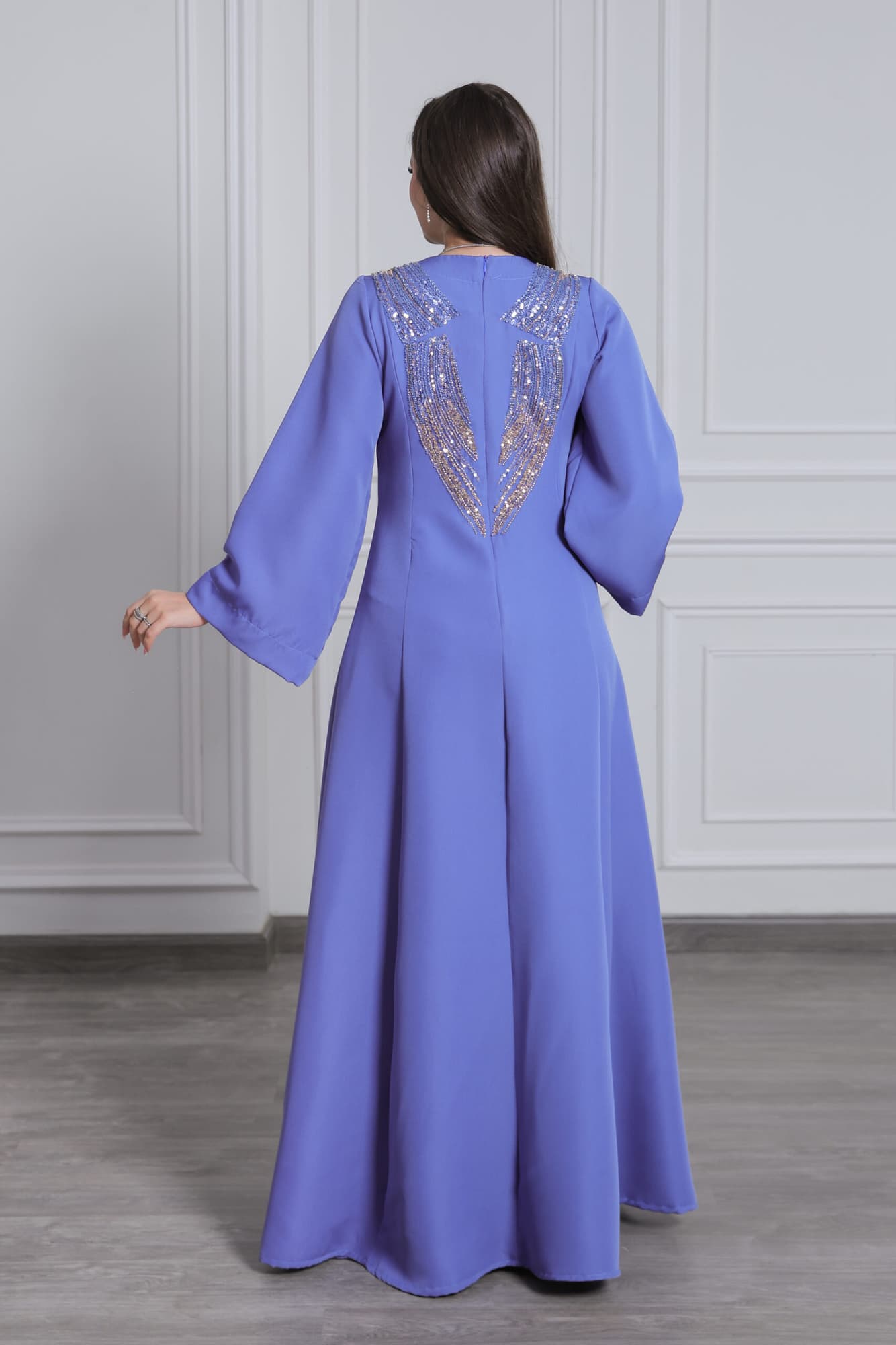 جلابية فخمة بتطريز خرز