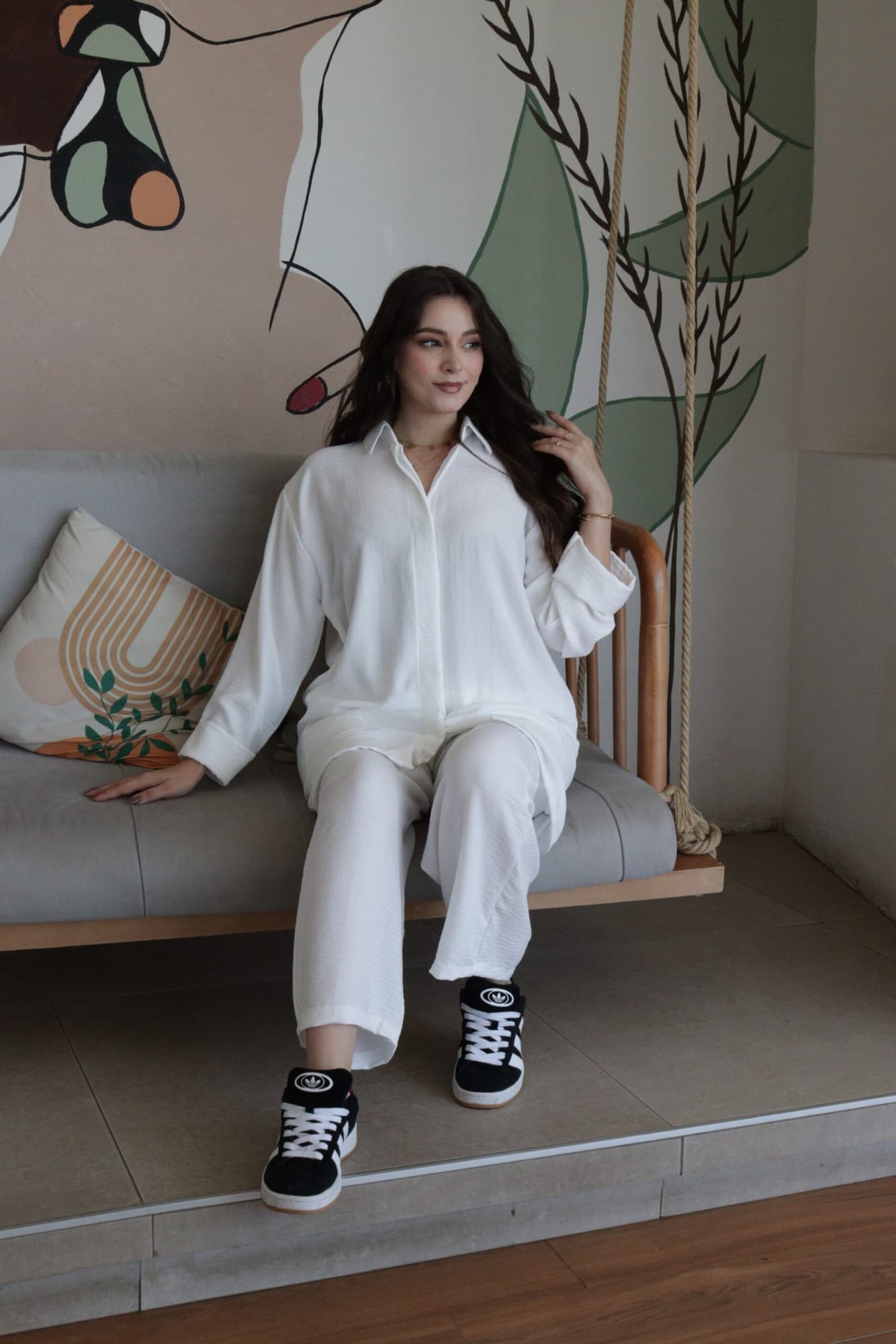 طقم بلوزة وبنطلون كاجوال