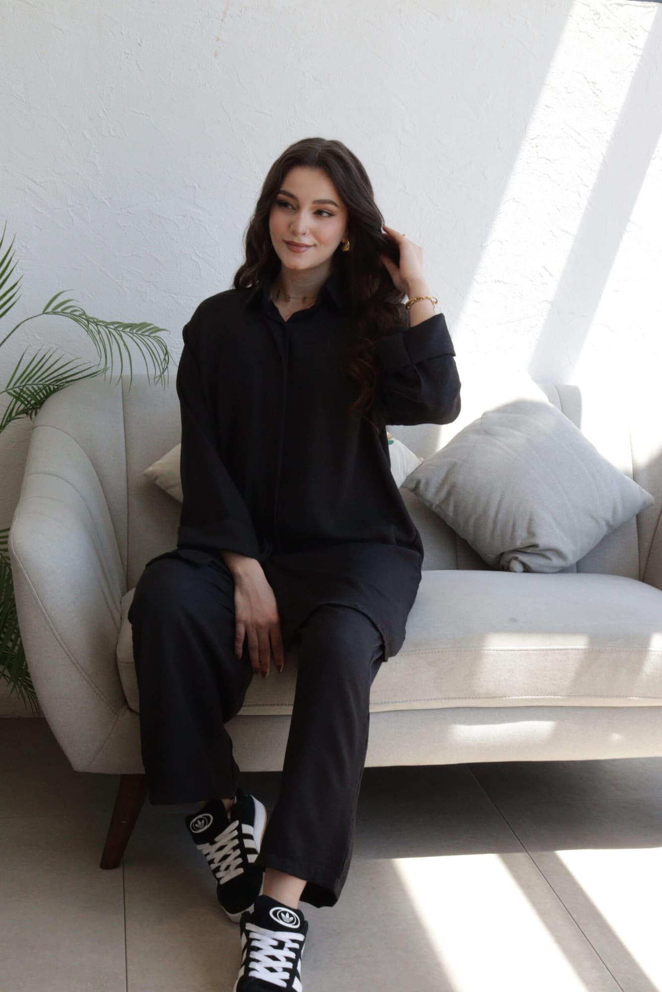 طقم بلوزة وبنطلون كاجوال