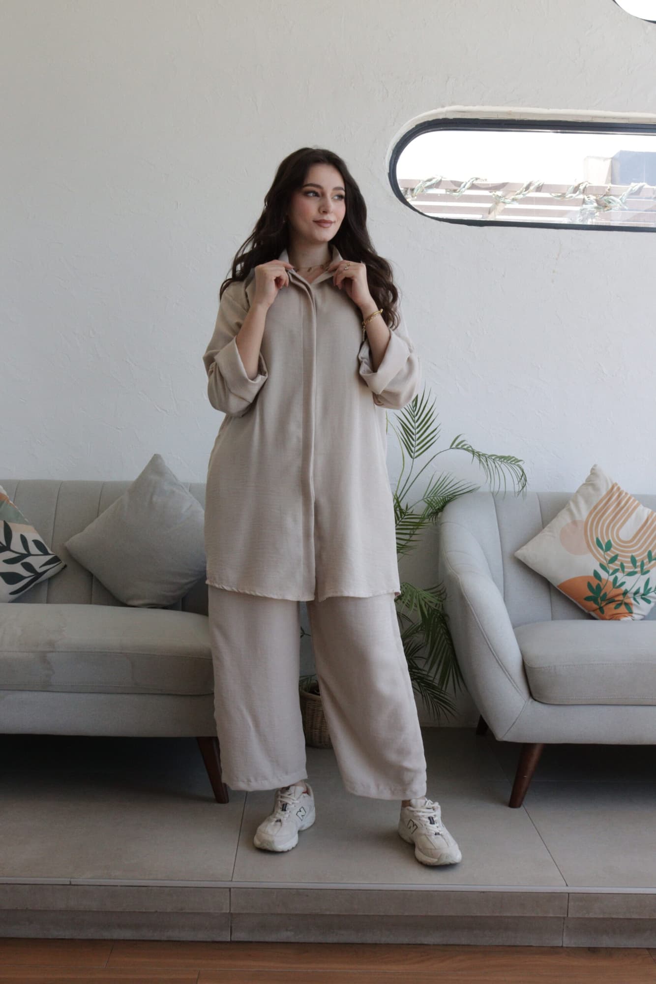 طقم بلوزة وبنطلون كاجوال