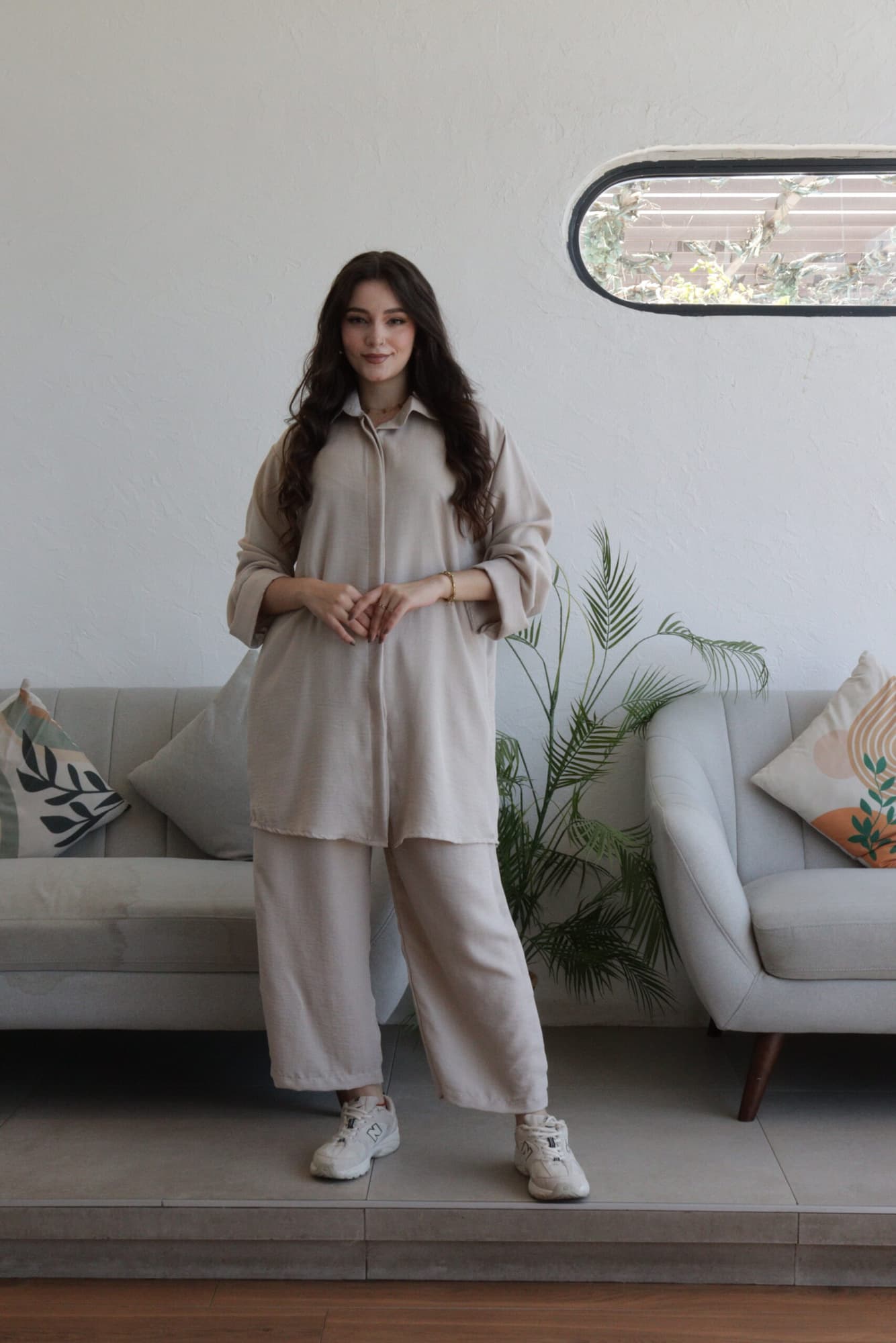 طقم بلوزة وبنطلون كاجوال